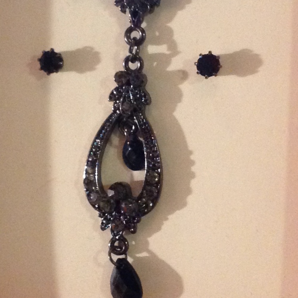 Necklace and earrings